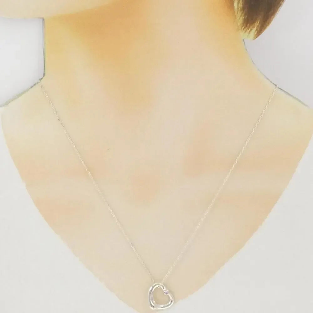 TIFFANY Silver Heart Necklace